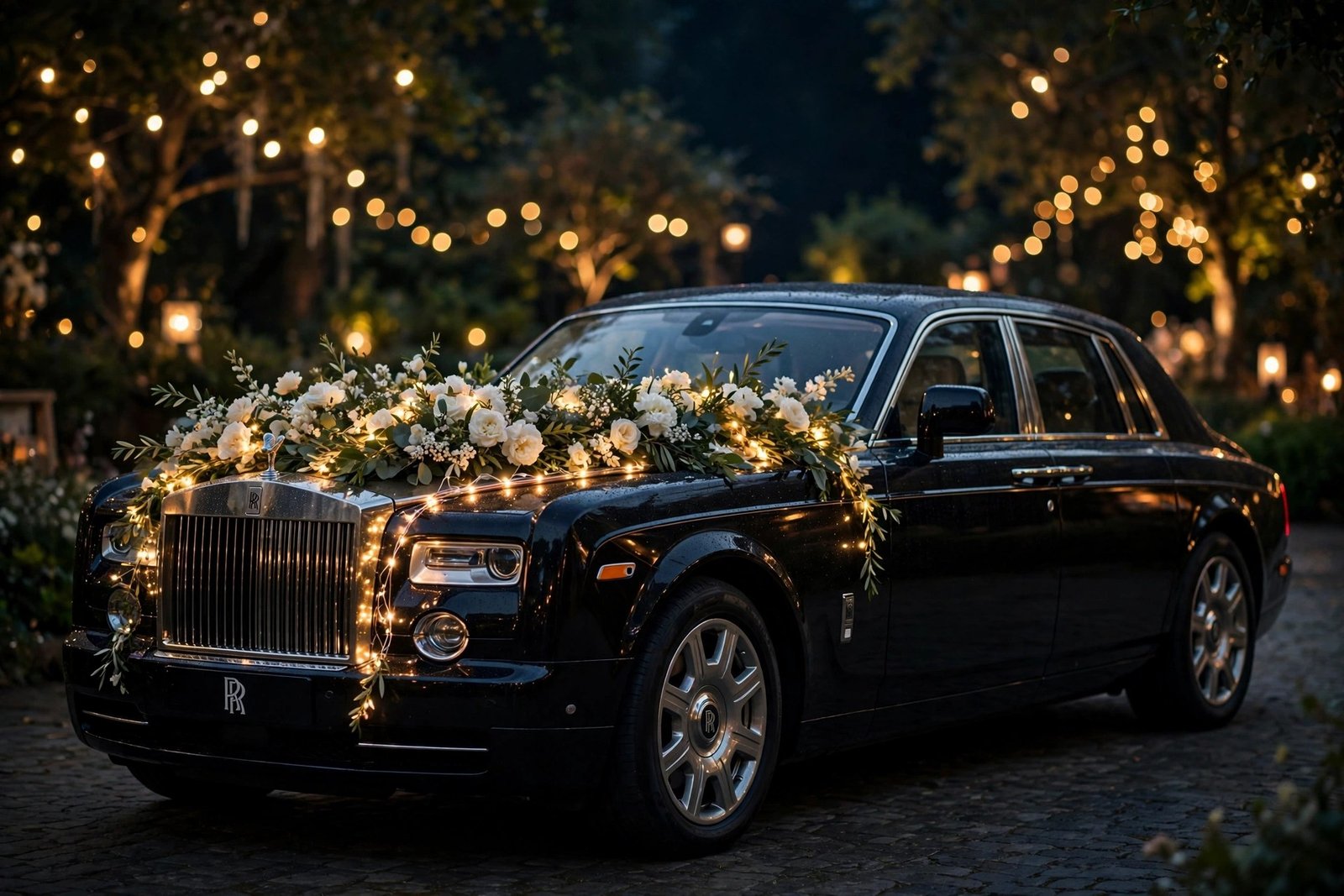 Rolls Royce wedding car decoration