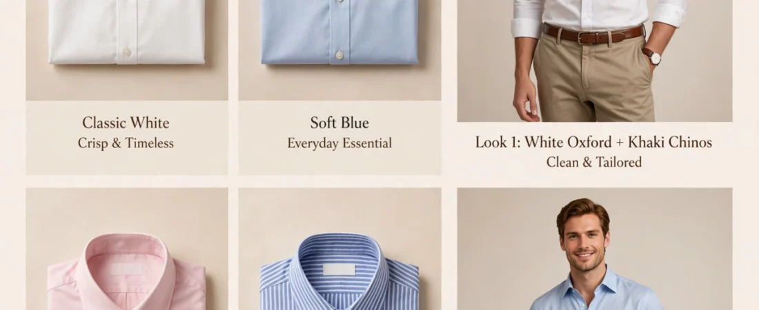 Men’s Oxford Shirts 2026: 12 Smart Casual Outfit Ideas